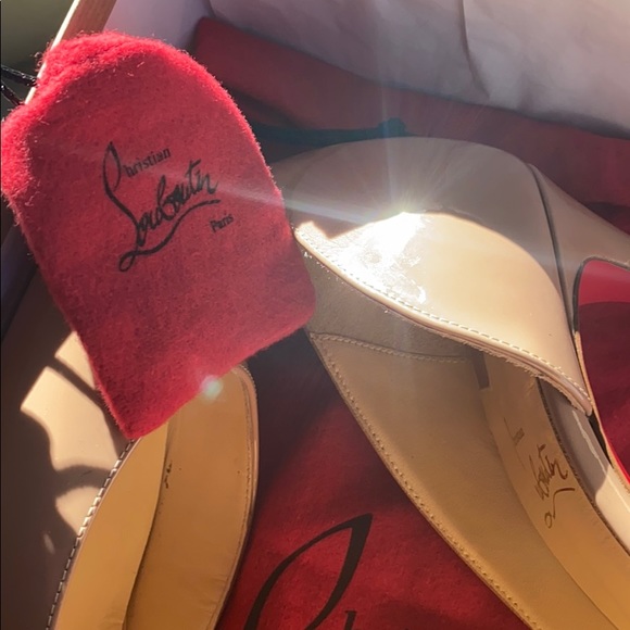 COPY - Iriza Patent Half-d'Orsay 100mm Red Sole P… - Picture 7 of 9